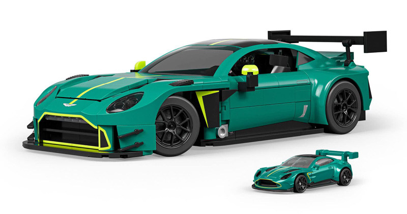 Mattel Brick Shop Hot Wheels ’24 Aston Martin Vantage GT3 JLF51