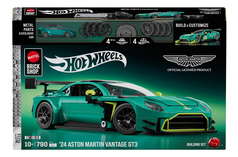 Mattel Brick Shop Hot Wheels ’24 Aston Martin Vantage GT3 JLF51