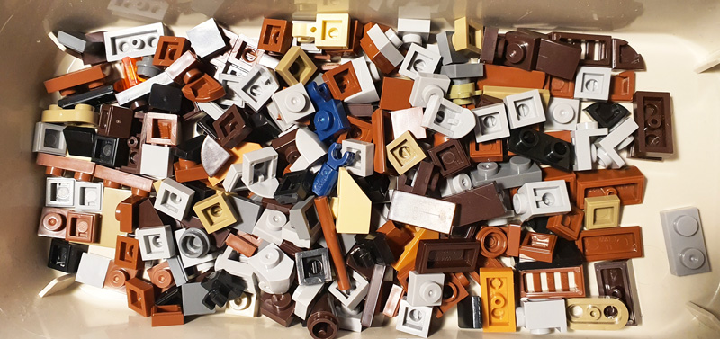 BlueBrixx Burg Blaustein – Bergfried und Vorburg 108753 Aufbau