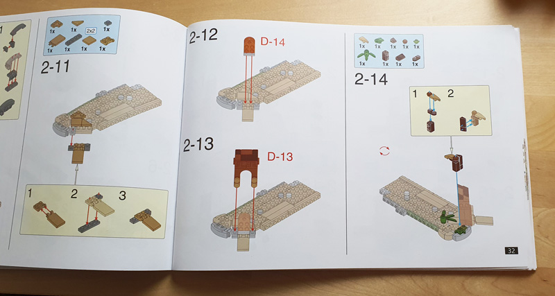 BlueBrixx Burg Blaustein – Bergfried und Vorburg Aufbau