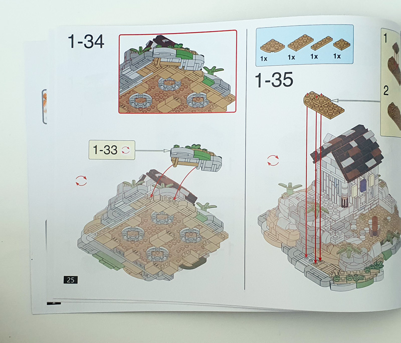 BlueBrixx Burg Blaustein – Bergfried und Vorburg Aufbau