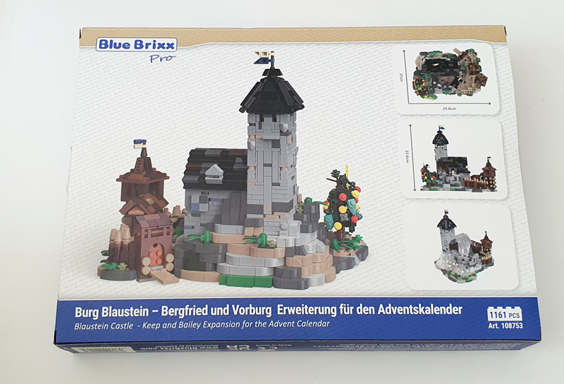 BlueBrixx Burg Blaustein – Bergfried und Vorburg Box