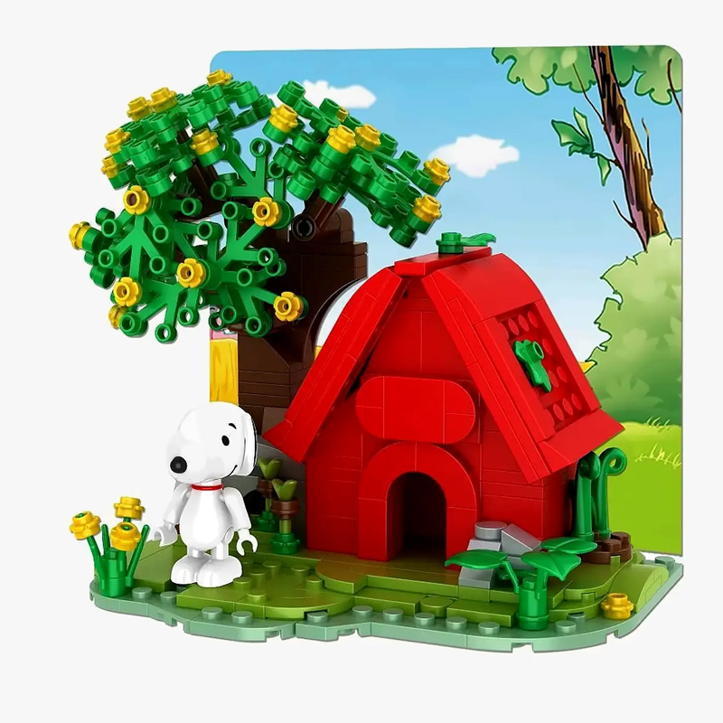 Bluebrixx Snoopy Peanuts 107362 Hundehütte