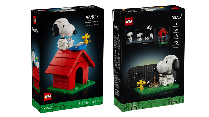 LEGO Peanuts Snoopy Hundehütte 21368 Box