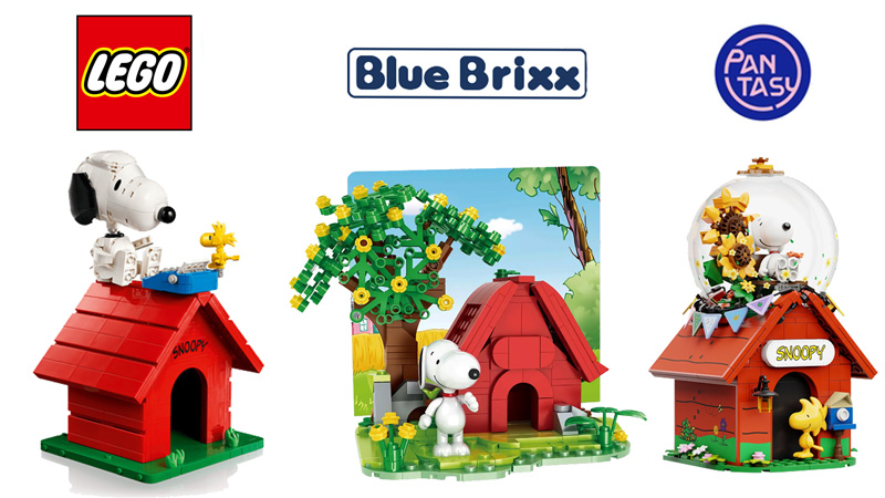 LEGO Pantasy Bluebrixx Snoopys Hundehütte Vergleich