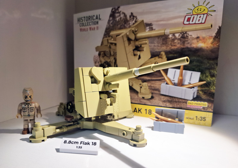 COBI 8.8cm Flak 18 3141 gebaut