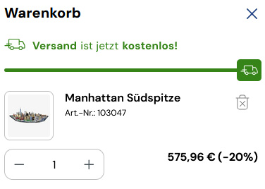 BlueBrixx Rabattaktion Südspitze Beispiel