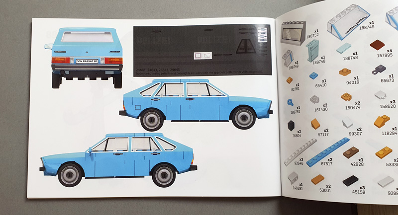 COBI Volkswagen Passat B1 & Caravan 24643 Aufbau