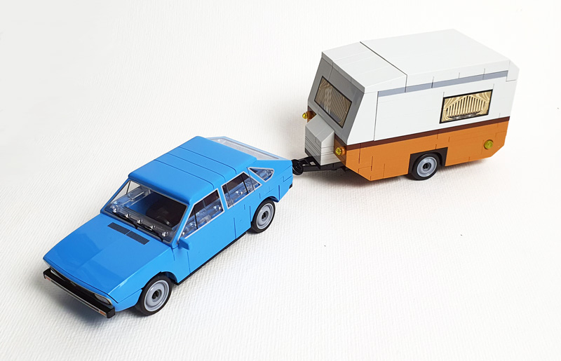 COBI Volkswagen Passat B1 & Caravan 24643 gebaut Auto und Anhänger