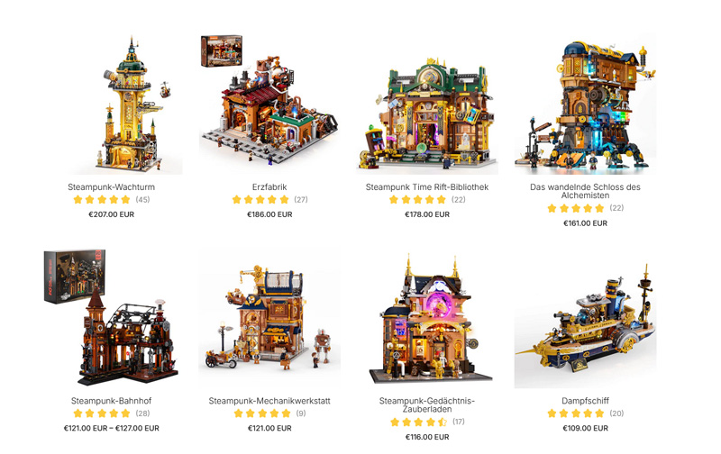 Lumibricks Steampunk Sortiment
