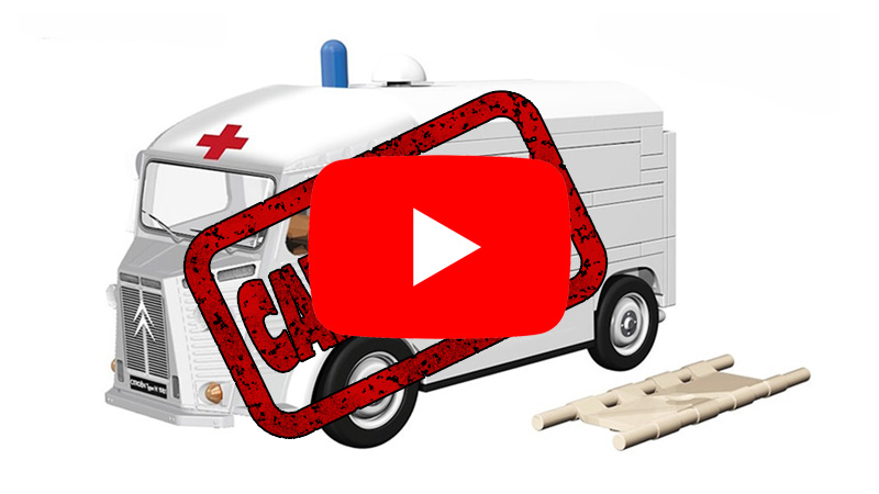 COBI 24629 Citroën Type H (1947-1981) Ambulance video