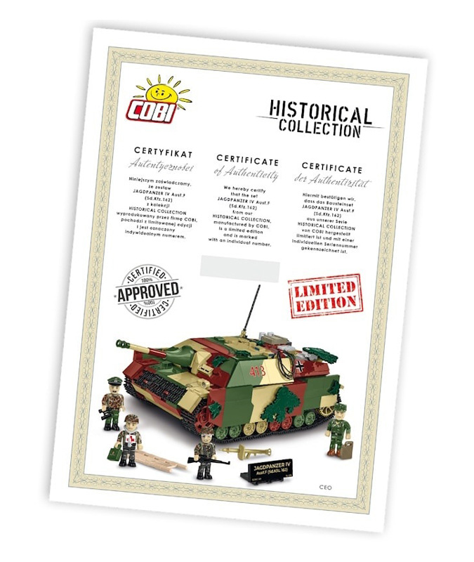 COBI 2667 Jagdpanzer IV Ausf. F Limited Edition