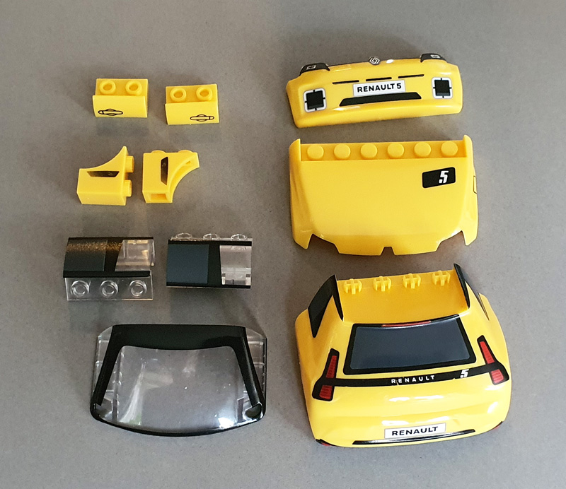 COBI Renault 5 E-Tech 24673 Aufbau