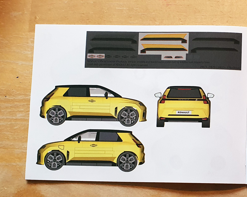 COBI Renault 5 E-Tech 24673 Aufbau