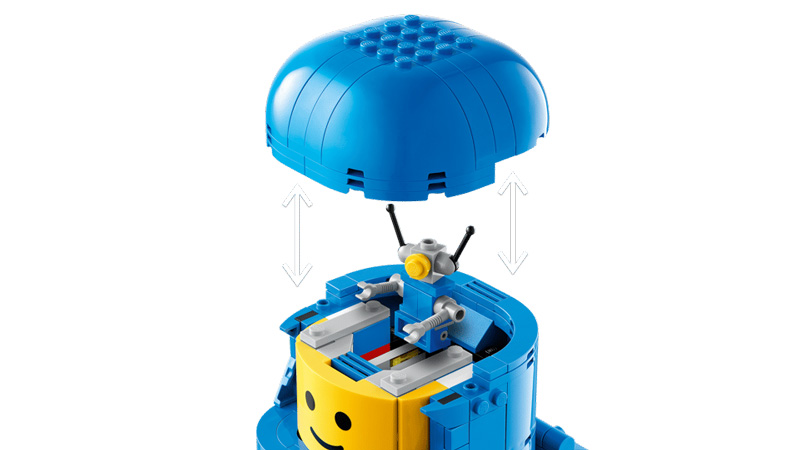 LEGO blauer Astronaut Minifigur 40921