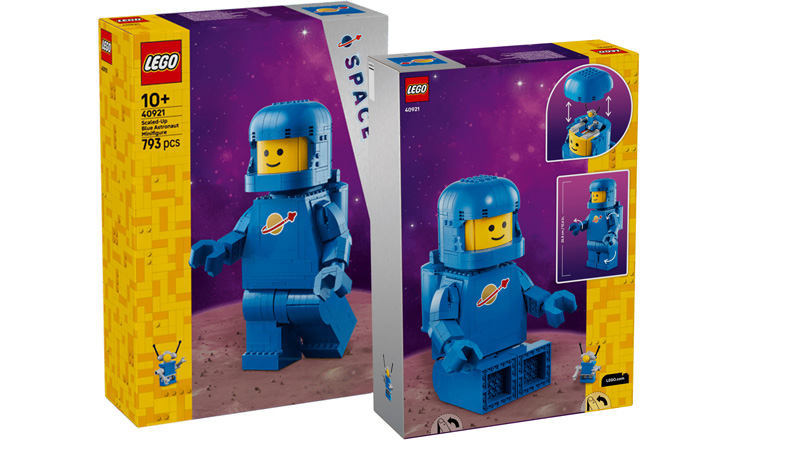 LEGO blauer Astronaut Minifigur 40921 Box