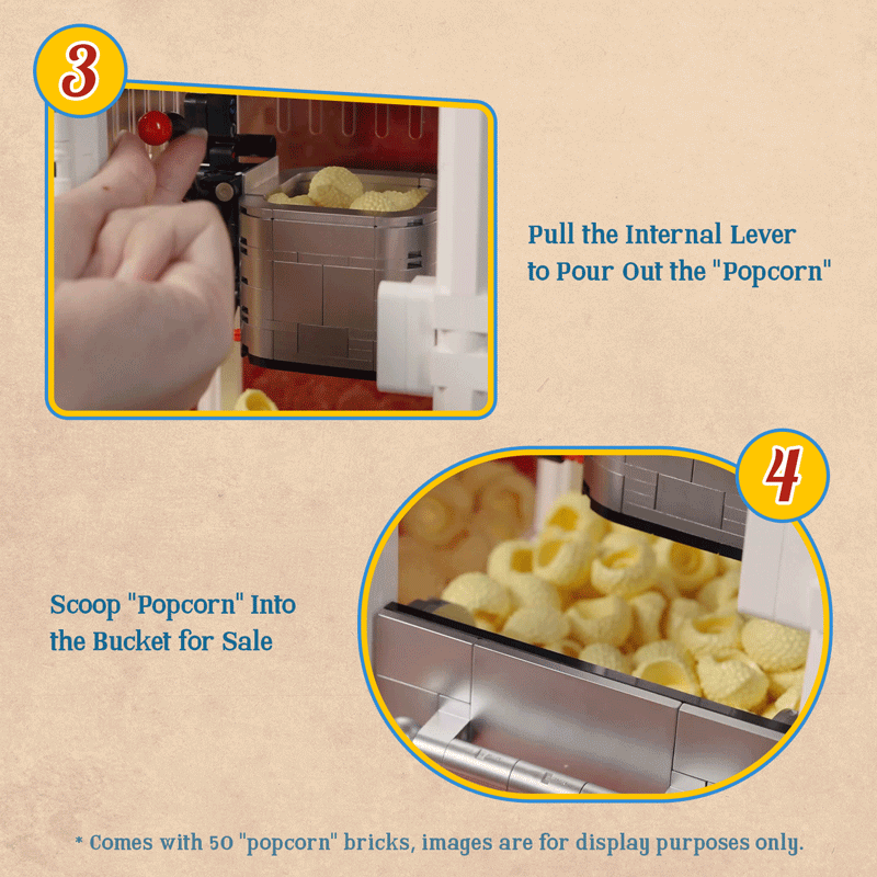 Pantasy Popcornmaschine 85046 Funktion
