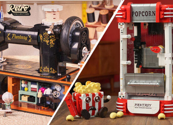 Popcornmaschine und Nähmaschine neu bestellbar in der Pantasy Retro-Serie