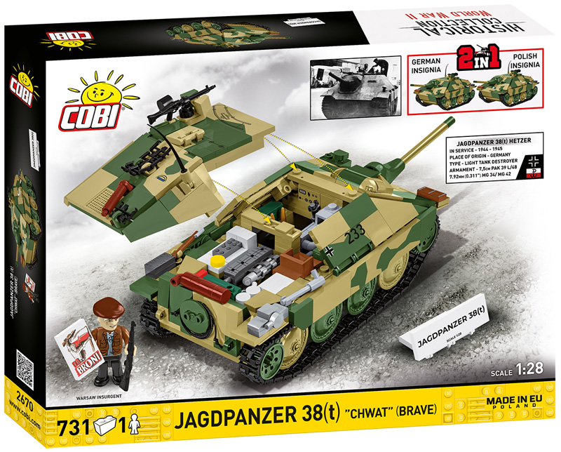 COBI Jagdpanzer 38(t) "Chwat" (Brave) 2670