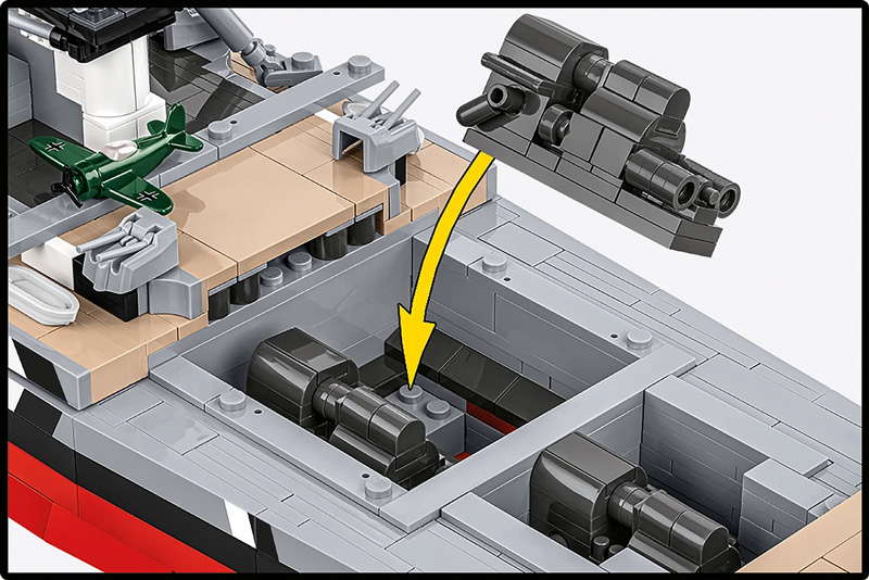 COBI 4860 Battleship Bismarck