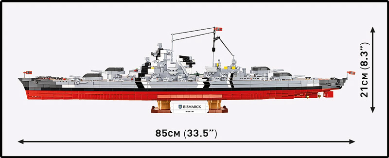 COBI 4860 Battleship Bismarck