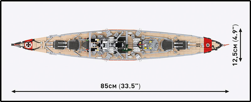 COBI 4860 Battleship Bismarck