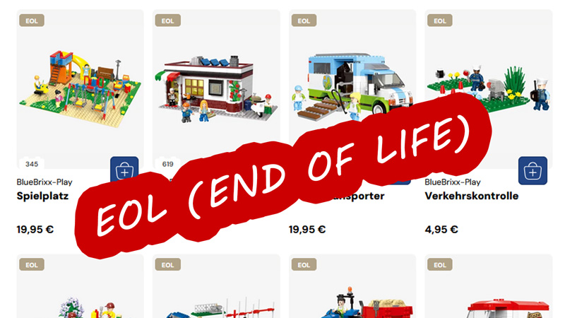 Bluebrixx Blay eingestellt Titel