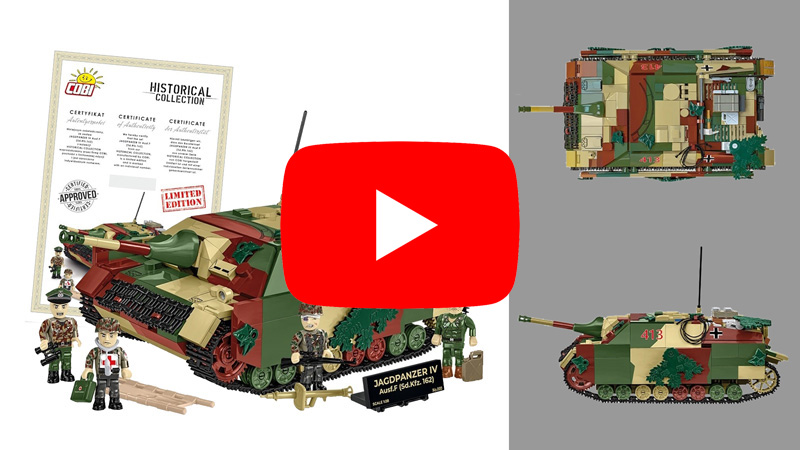 COBI 2667 Jagdpanzer IV Ausf. F Limited Edition Video