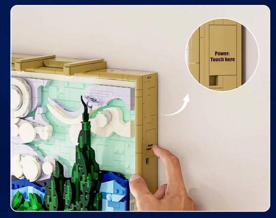 Lumibricks Weizenfeld mit Zypressen 21001