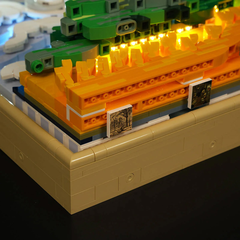 Lumibricks Weizenfeld mit Zypressen 21001