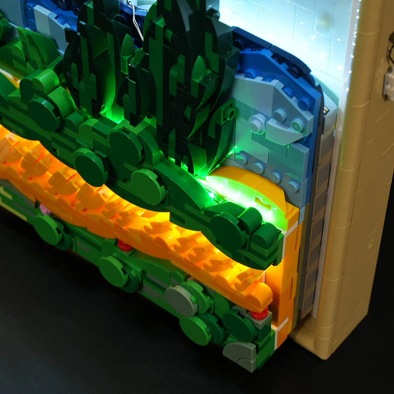 Lumibricks Weizenfeld mit Zypressen 21001