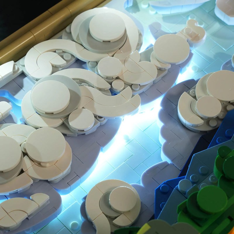 Lumibricks Weizenfeld mit Zypressen 21001