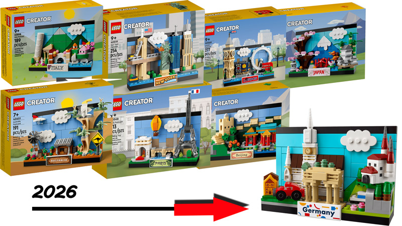 LEGO Postkarte aus Deutschland 40954 Titel