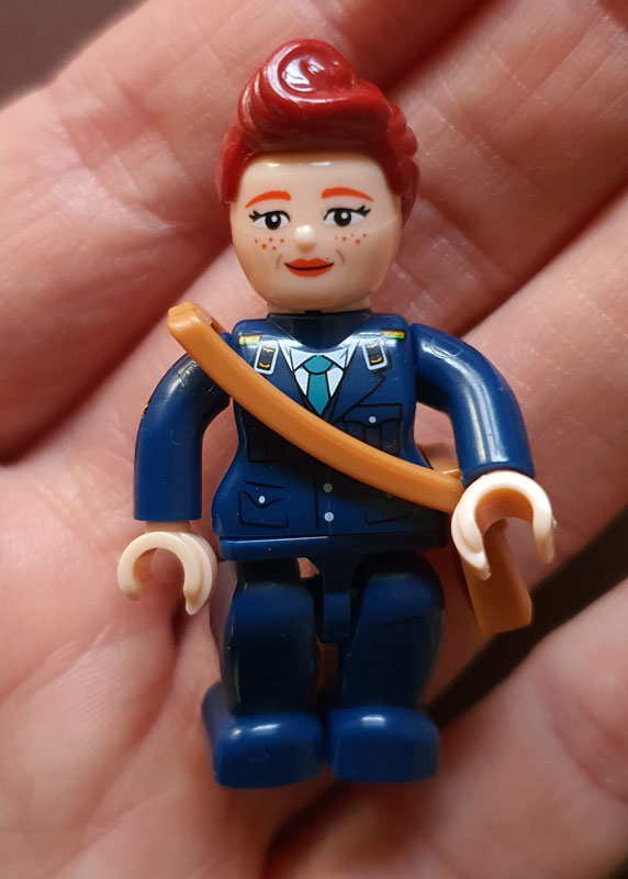 BlueBrixx Minifiguren Deutsche Bundesbahn Personal 108565 Figur