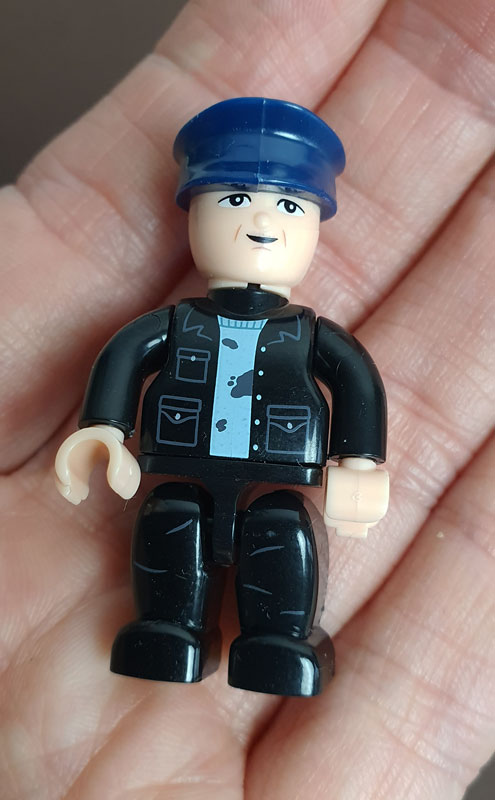 BlueBrixx Minifiguren Deutsche Bundesbahn Personal 108565 Figur