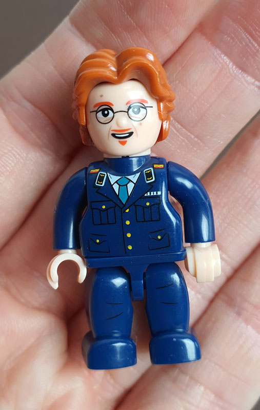 BlueBrixx Minifiguren Deutsche Bundesbahn Personal 108565 Figur