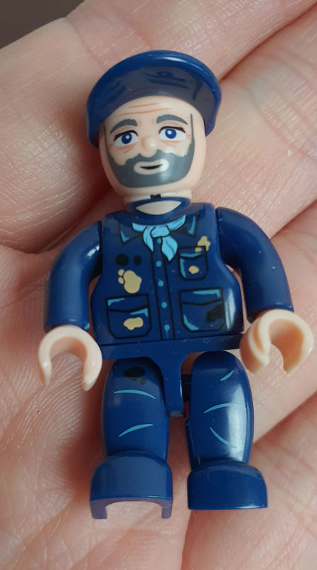 BlueBrixx Minifiguren Deutsche Bundesbahn Personal 108565 Figur