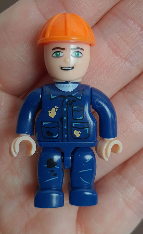 BlueBrixx Minifiguren Deutsche Bundesbahn Personal 108565 Figur