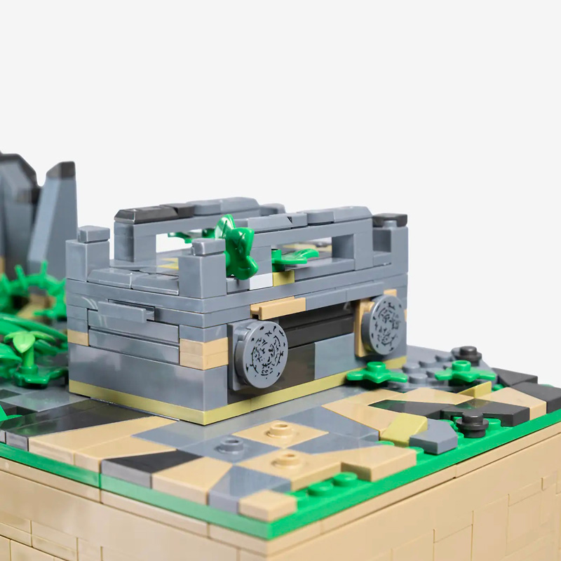 BlueBrixx Toteninsel Tempeleingang Drei Fragezeichen 108818