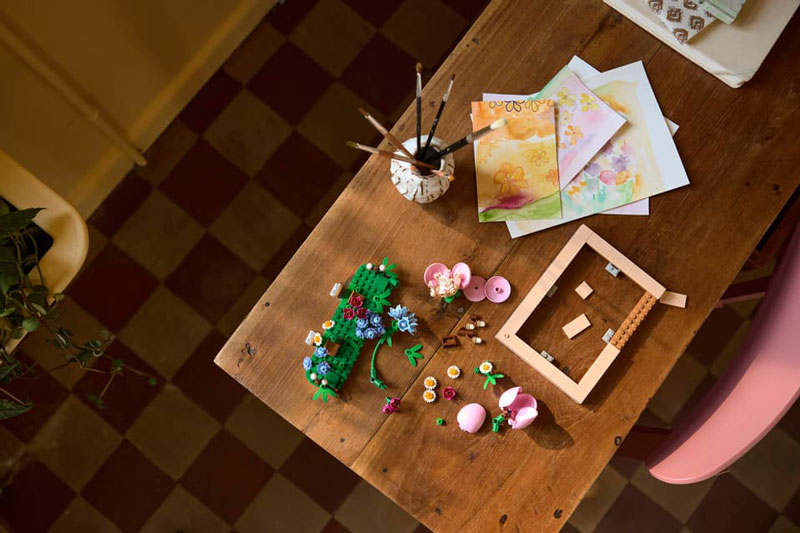 LEGO Botanicals GWP Bilderrahmen 40916 Aufbau