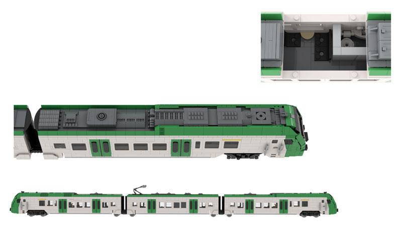 Stone Heap SH-3022 Stadler Flirt 3XL VRR S-Bahn