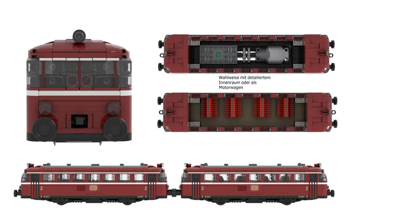 Stone Heap SH-3027 VT 98 Schienenbus