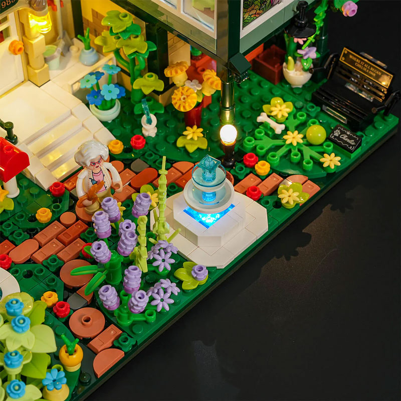 Lumibricks 10013 Garden Cottage Detail