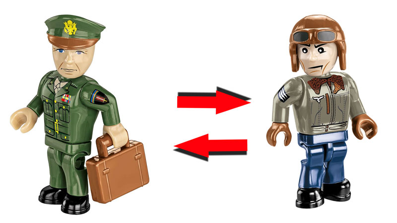 COBI Minifiguren Gesichter Titel