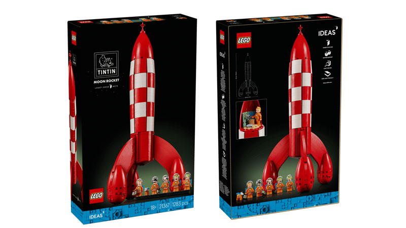 LEGO Die Mondrakete von Tintin Tim und Struppi 21367 Box