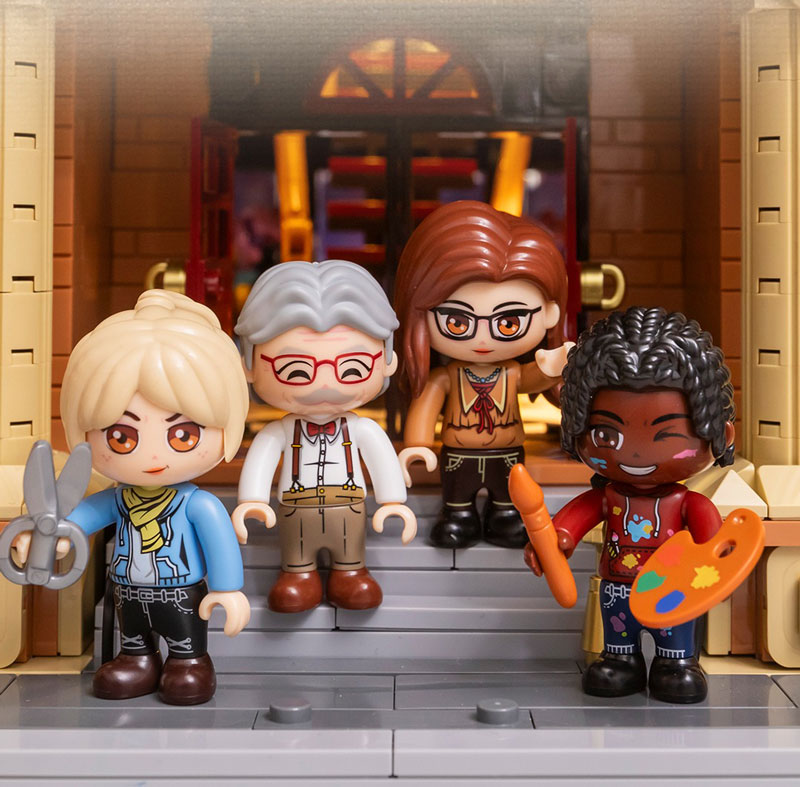 Pantasy 85036 Kunstschule School of Arts Minifiguren