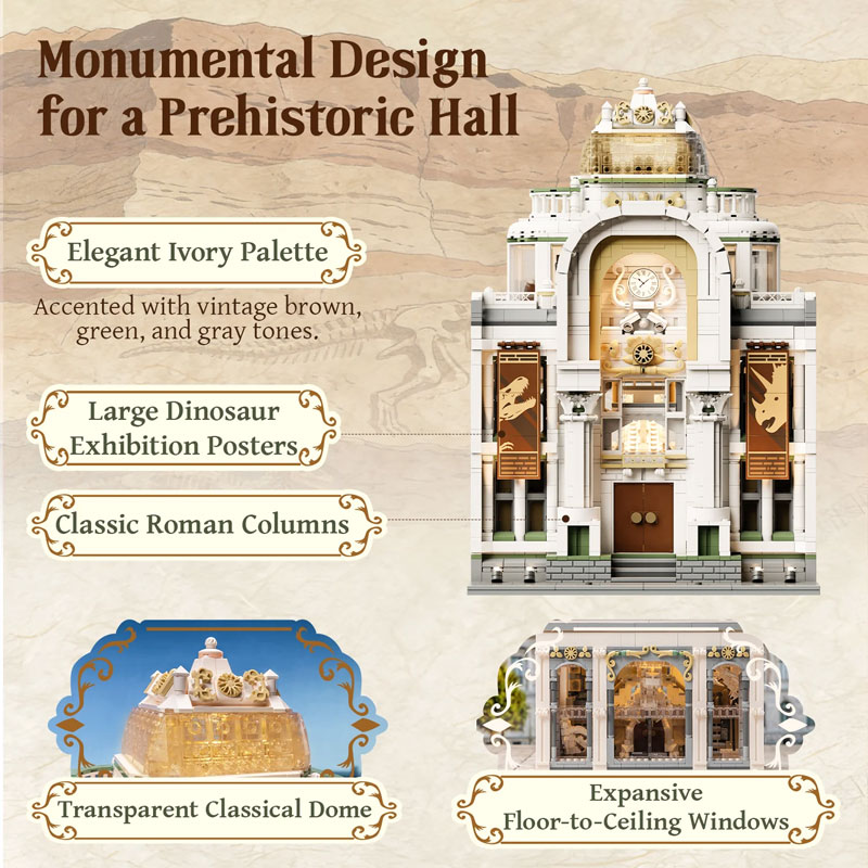 Pantasy 85047 Dinosaurier Museum