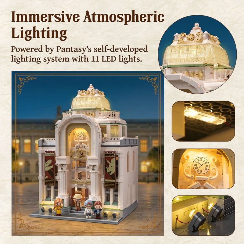 Pantasy 85047 Dinosaurier Museum Beleuchtung