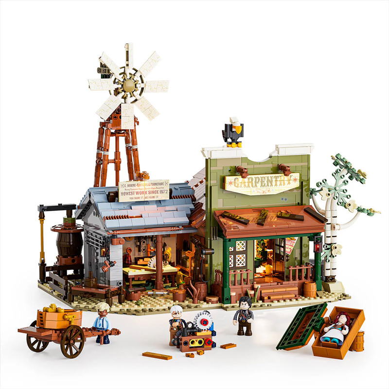 Lumibricks 14015 Westerntischlerei Western Carpentry Workshop