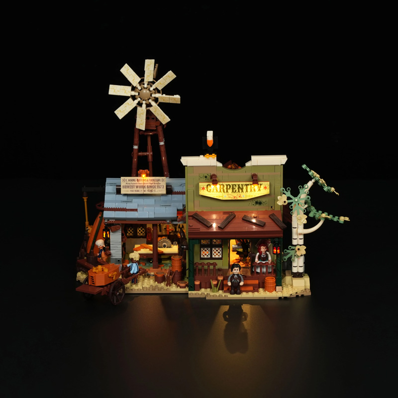 Lumibricks 14015 Westerntischlerei Western Carpentry Workshop